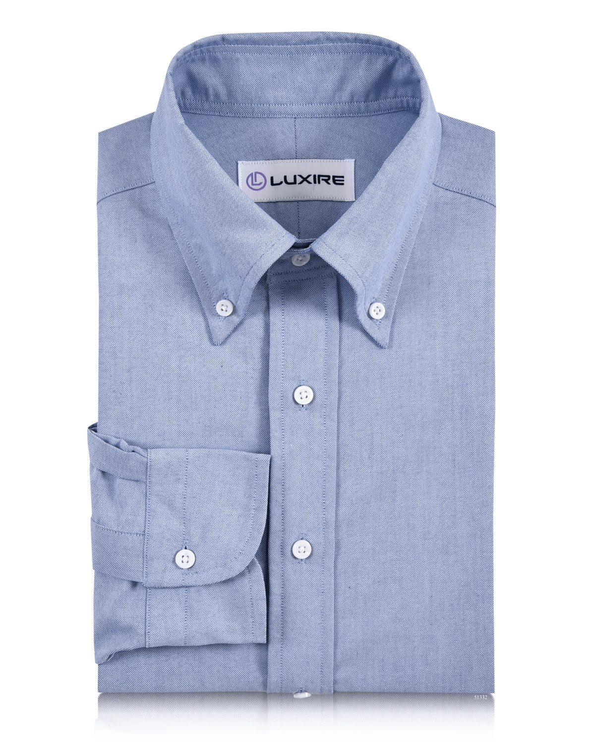 Classic Blue Oxford Dress Shirt - 1