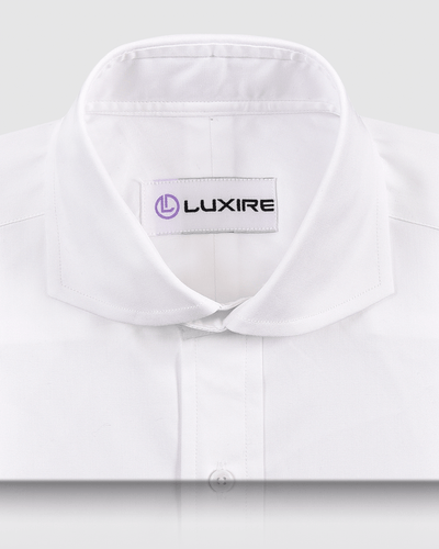 Brembana 2-Ply Giza White Pinpoint Oxford Shirt