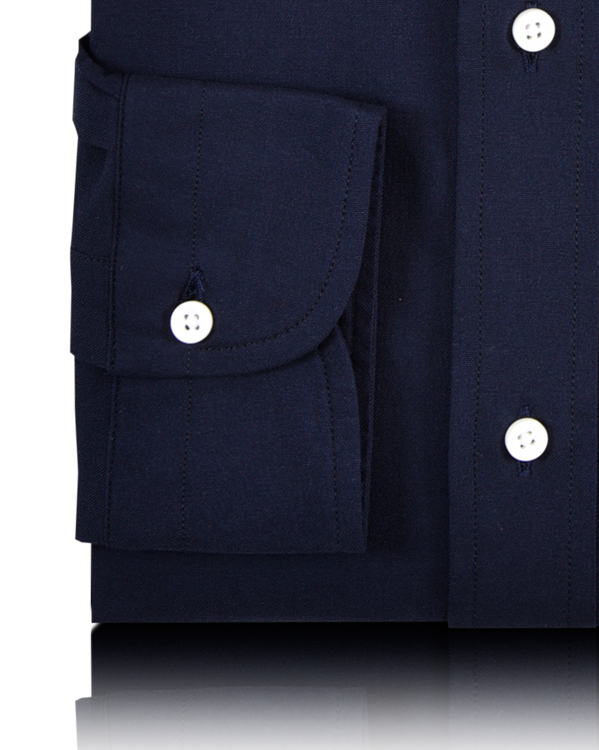 Navy Oxford Shirt - 3
