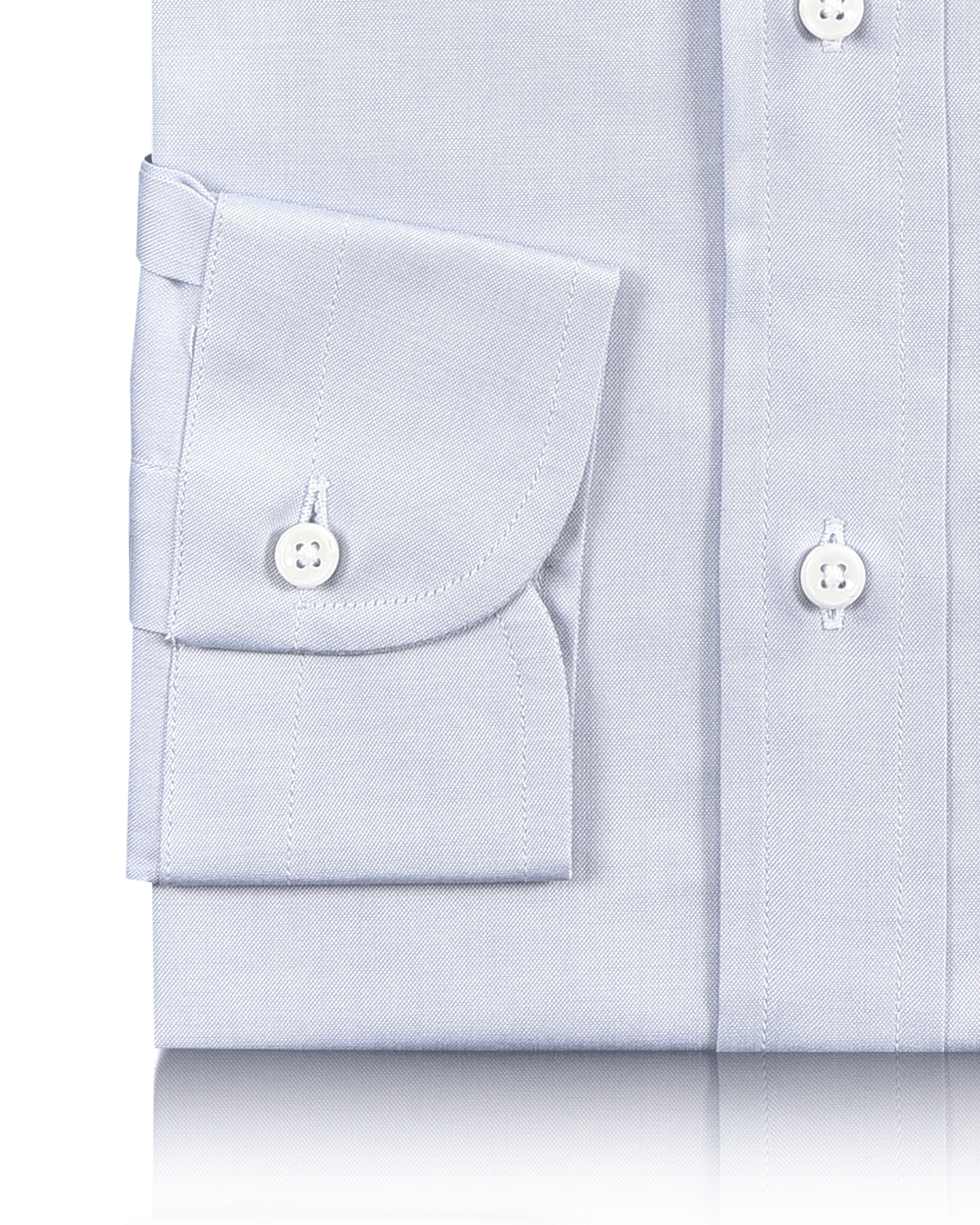 Brembana Pinpoint Oxford Sky Blue Shirt - 3