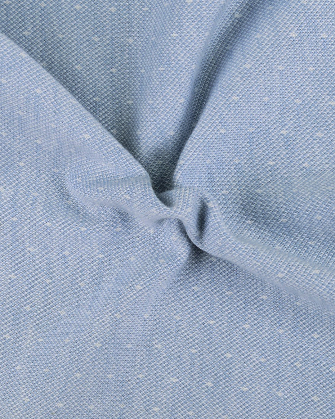 Light Blue Dotted Polo T-Shirt