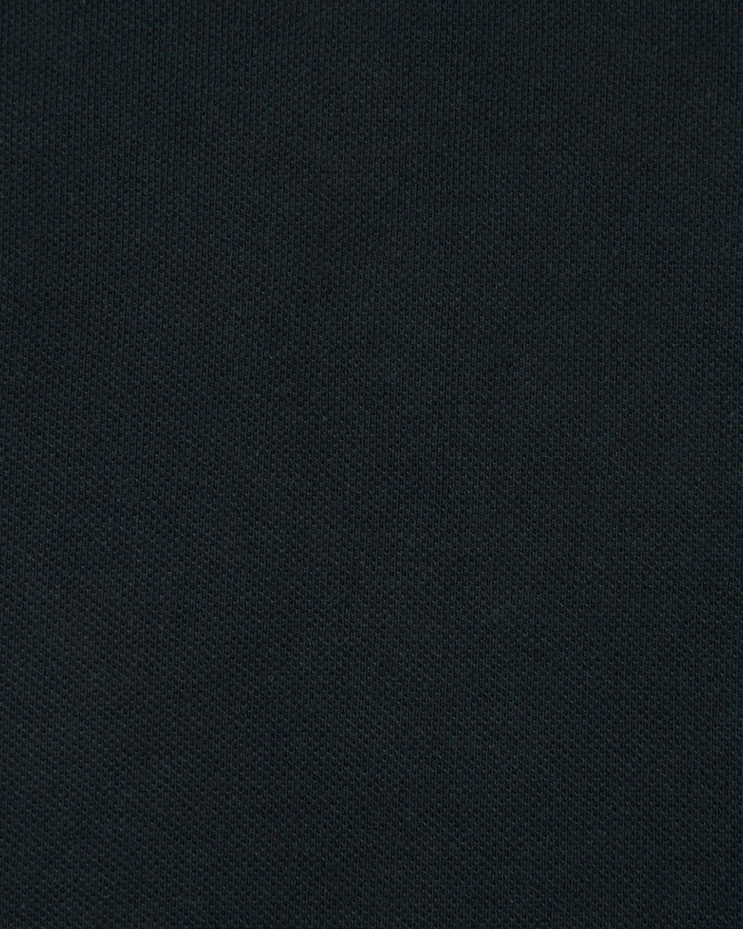Close up fabric of the custom oxford polo shirt for men by Luxire in faded navy