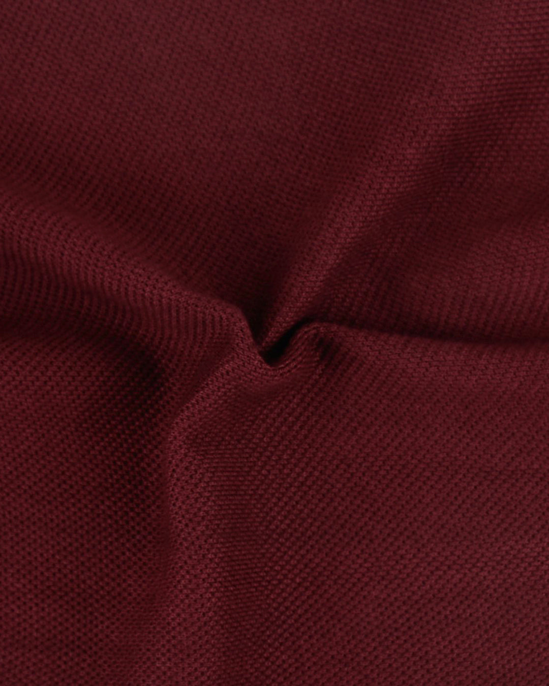 Plain Maroon Polo T-Shirt - 4
