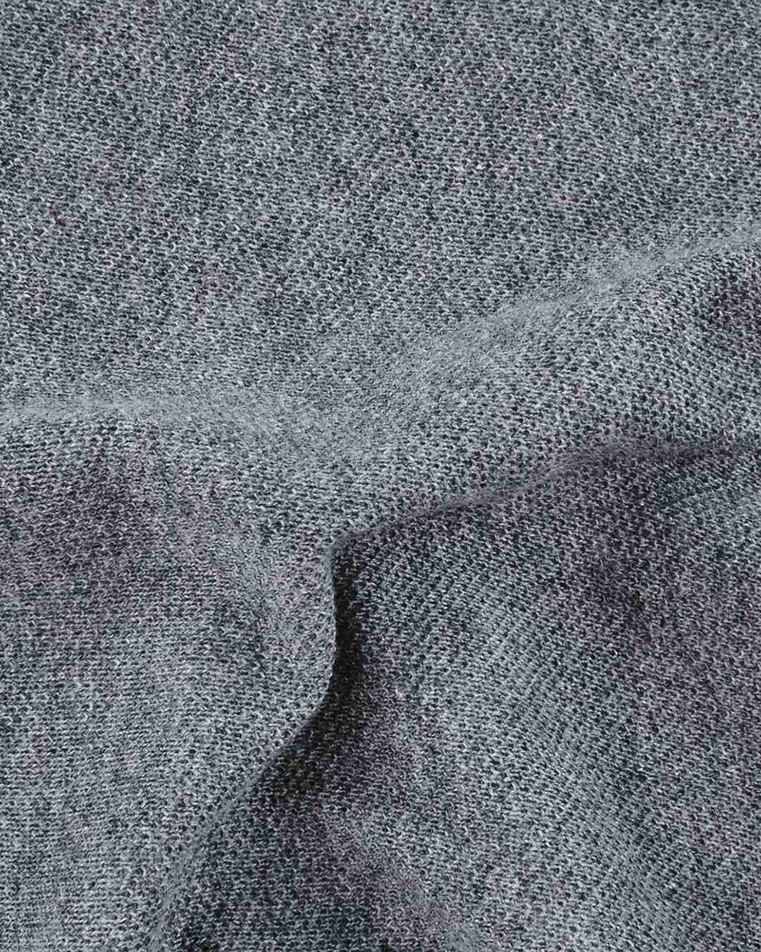 Close up fabric of the custom oxford polo shirt for men by Luxire in slate grey