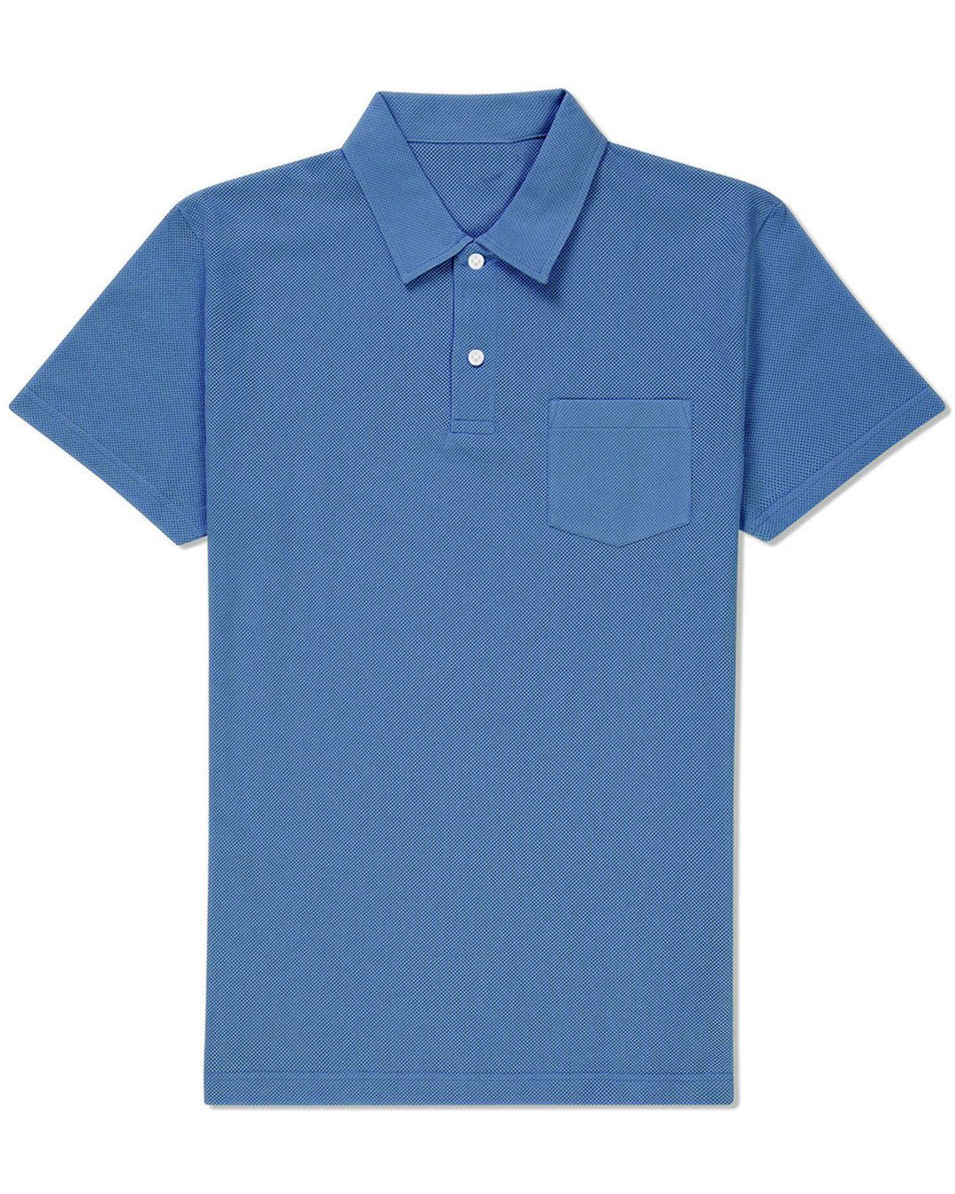 Steel Blue Polo T-shirt - 1