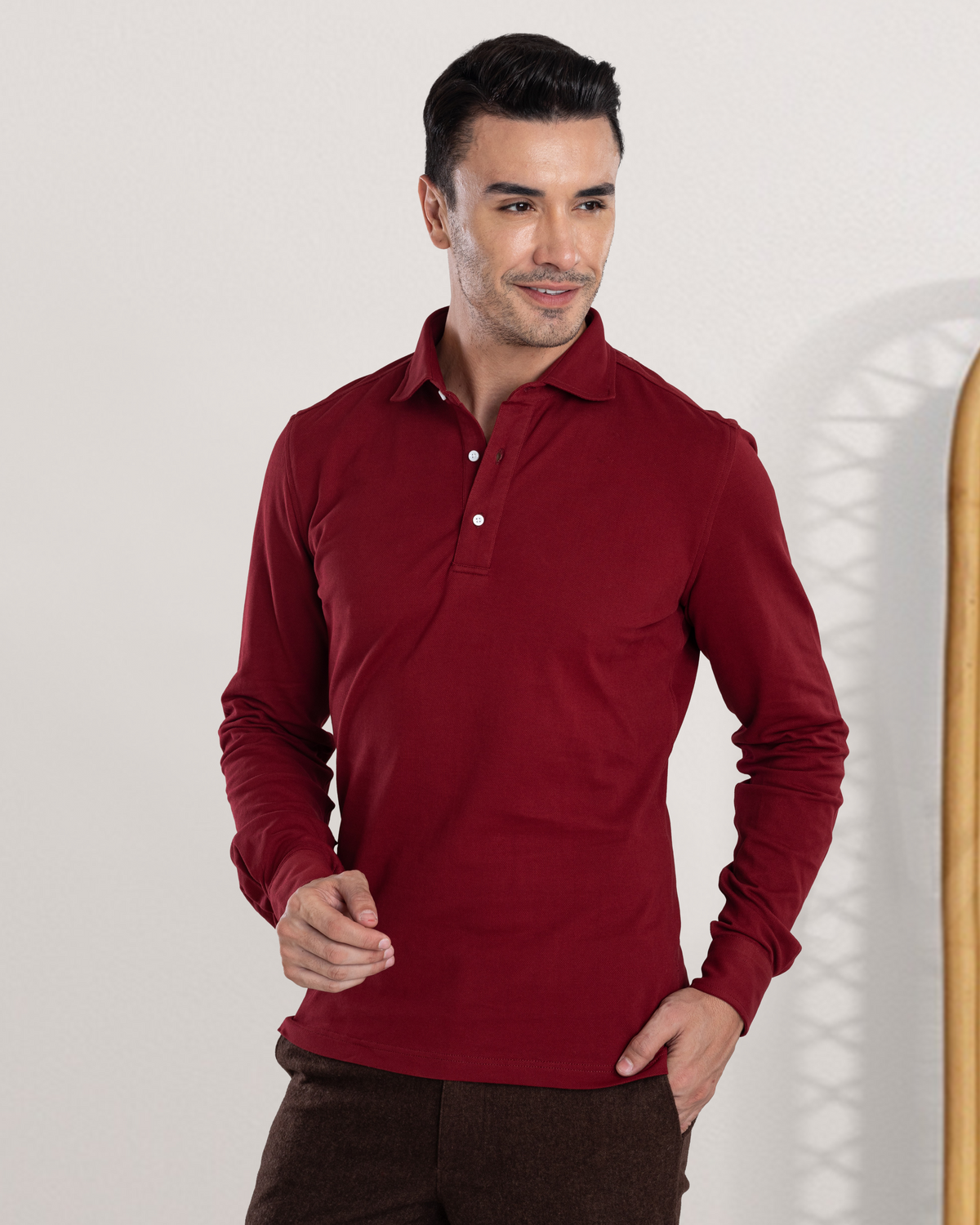 Maroon Polo T-Shirt - 2