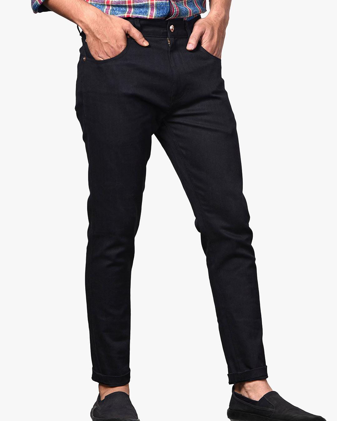 Tech Stretch Black Jeans - 4