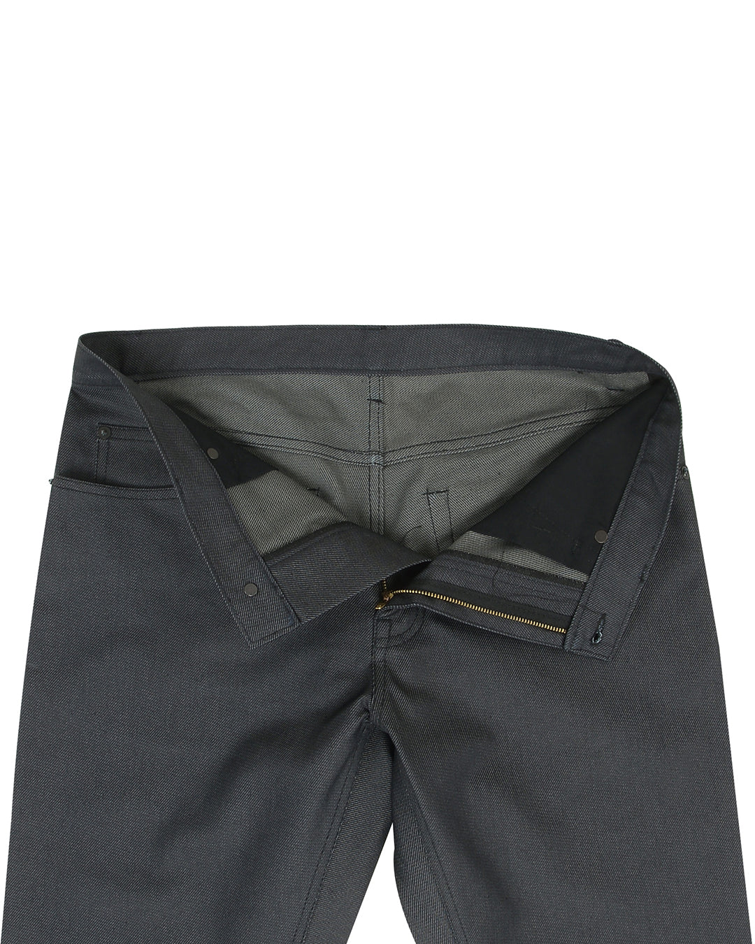 Waxed Jeans Charcoal Grey Jeans - 3