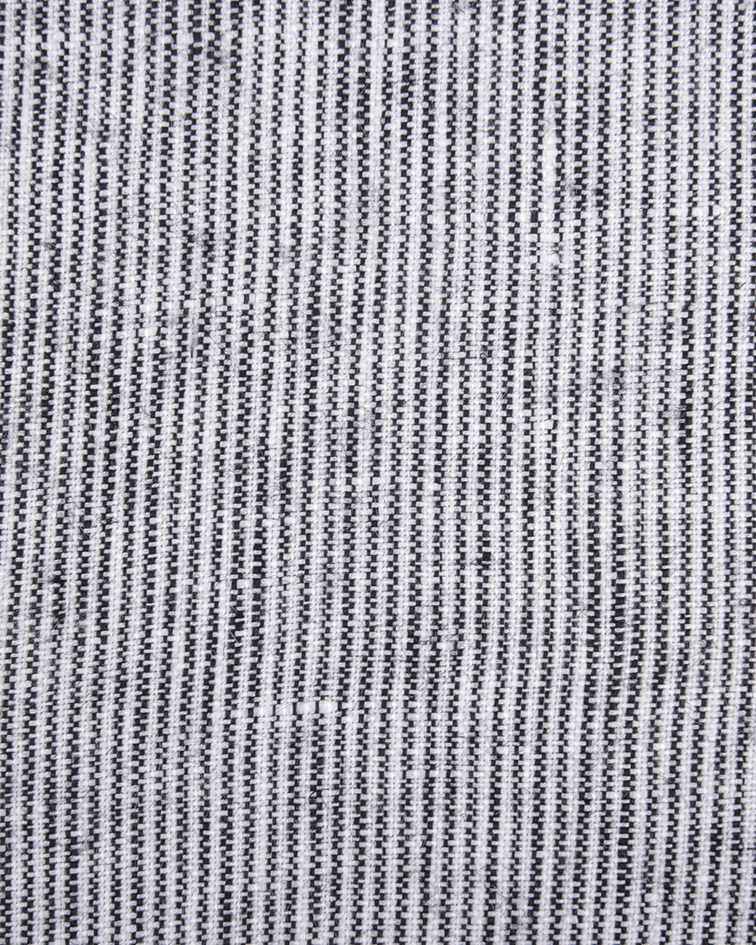 Linen: Black White Dress Stripes - 4