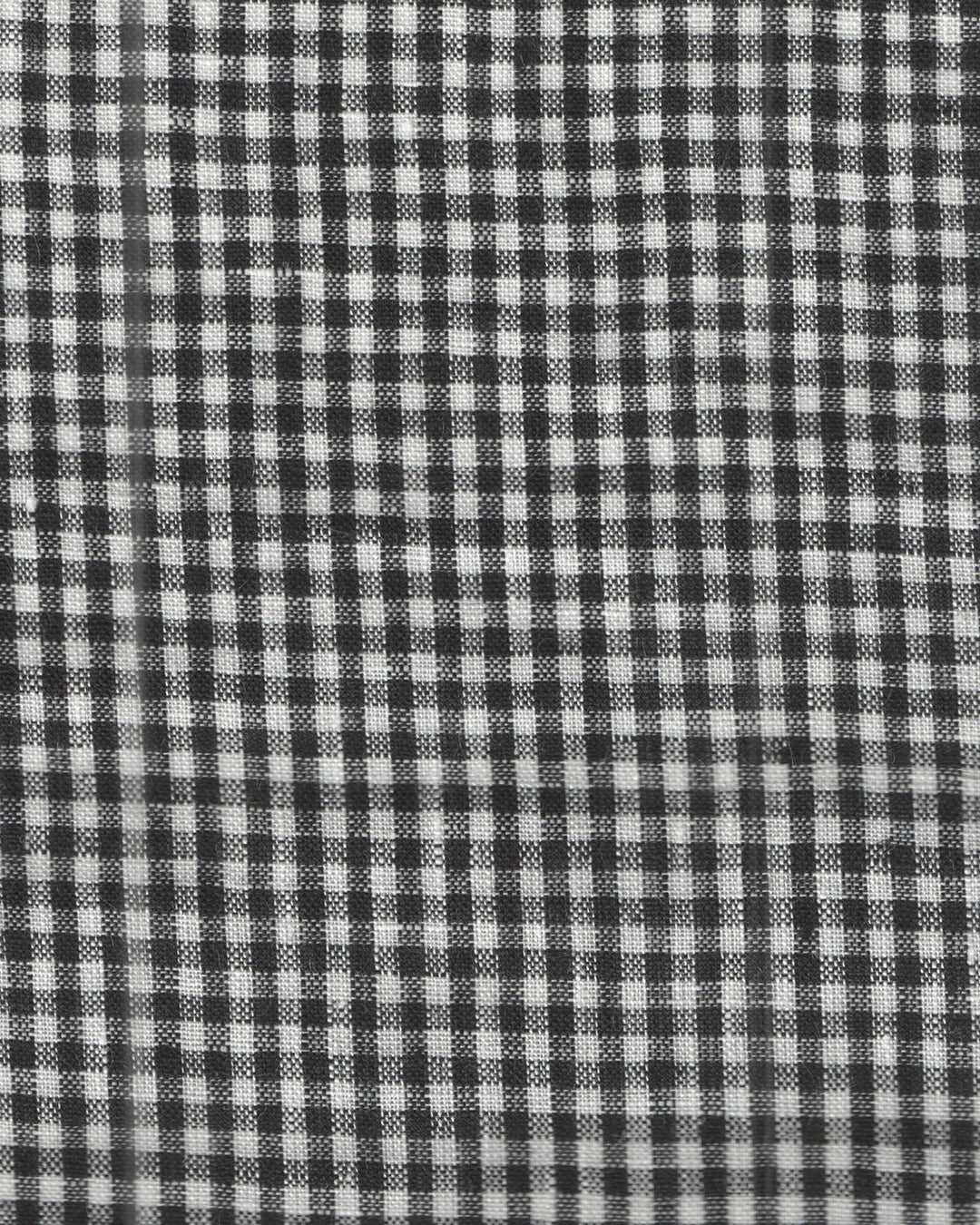 Black White Gingham Linen - 4