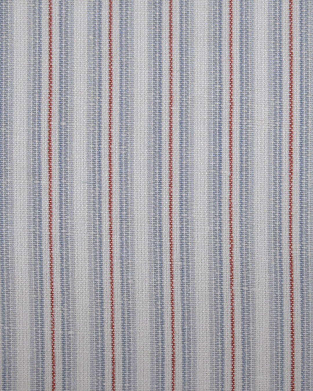 Cotton Linen: Blue Red Alternate Stripes