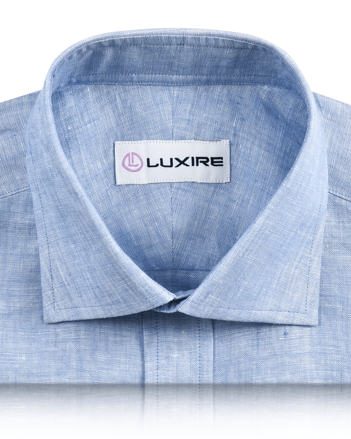 Linen Cotton: Light Blue Chambray Shirt - 2