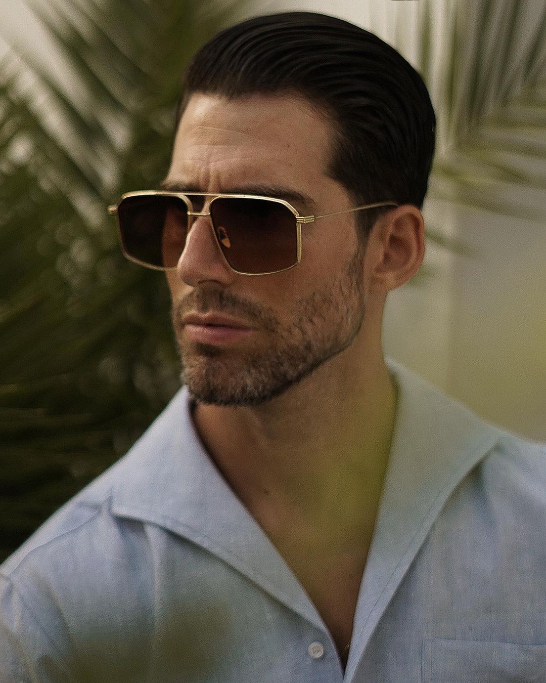 Summer Shirt in Powder Blue Linen - 2