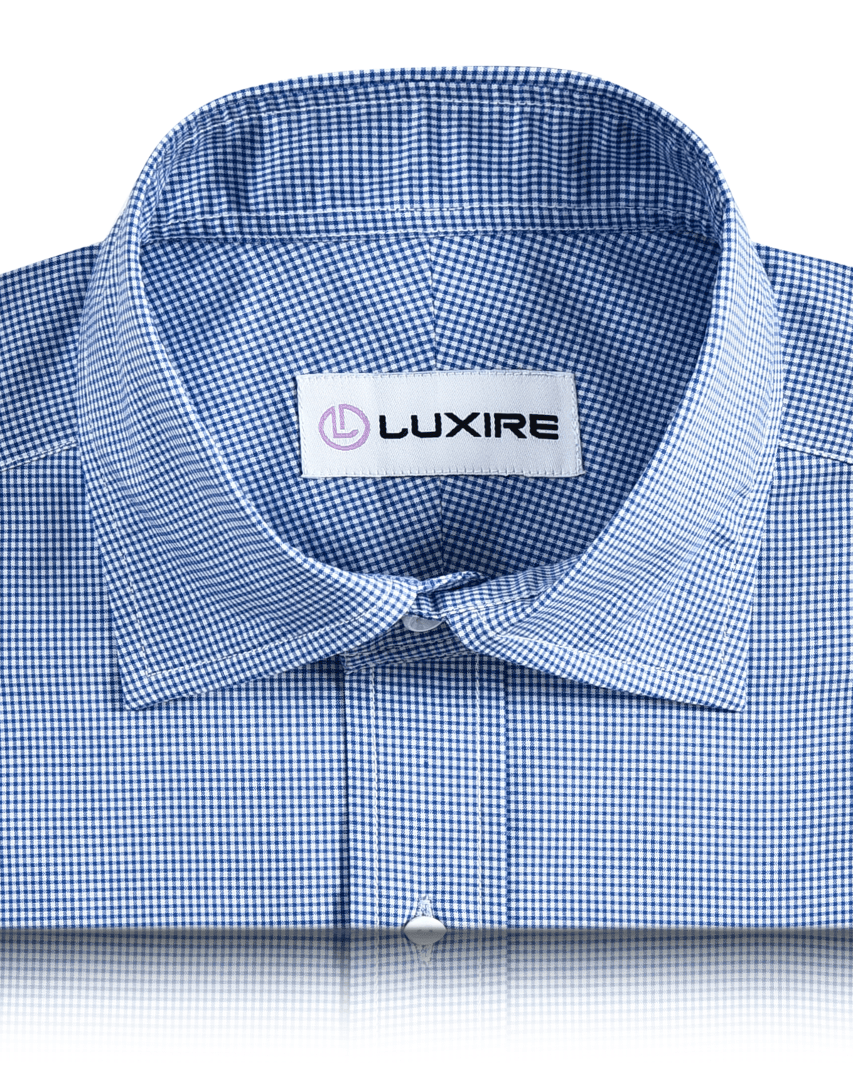 Blue Micro Gingham Checks Shirt - 2