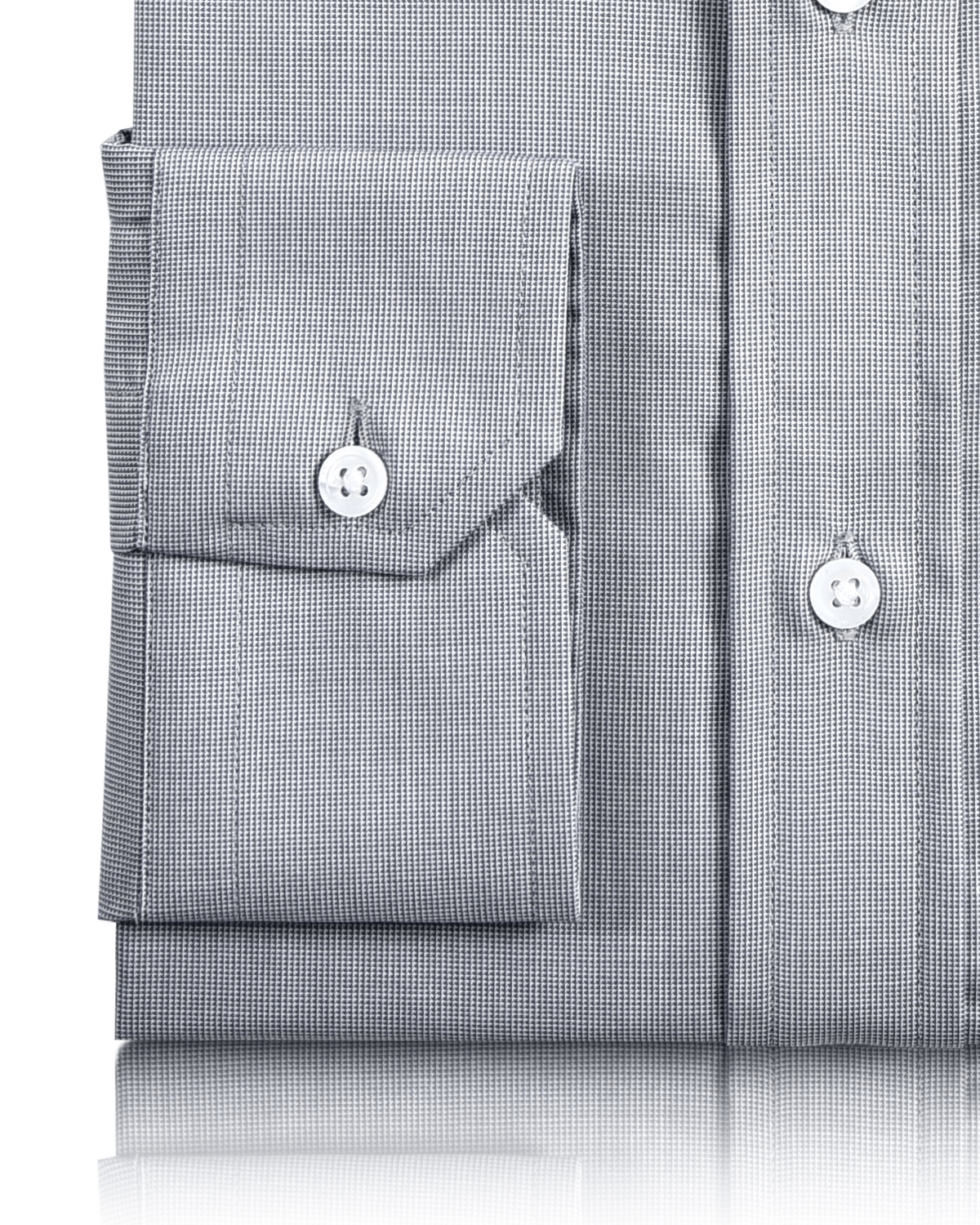 Grey Mini Checks Shirt - 3