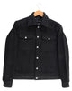 Front of the recycled wool shirt jacket for men by Luxire in charcoal grey