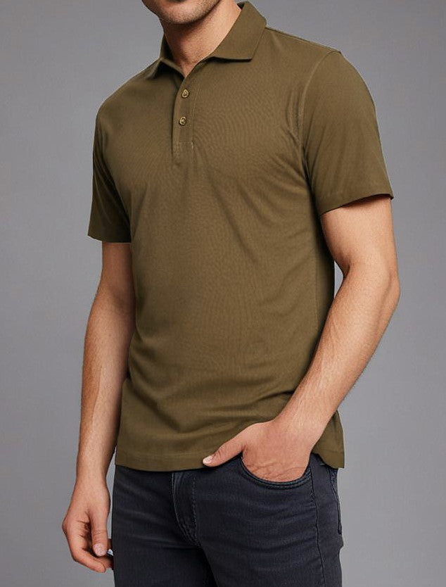 EZS Aria Olive Polo