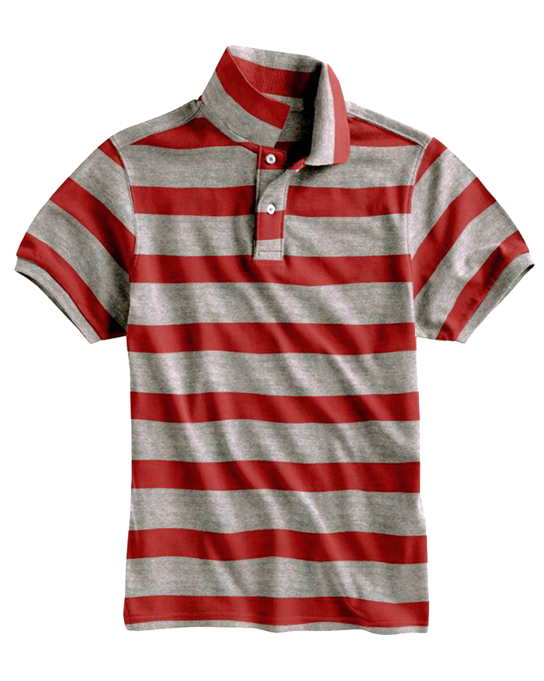 Red Heather Grey Stripes