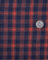 Red Navy Grey Tattersall Work Shirt