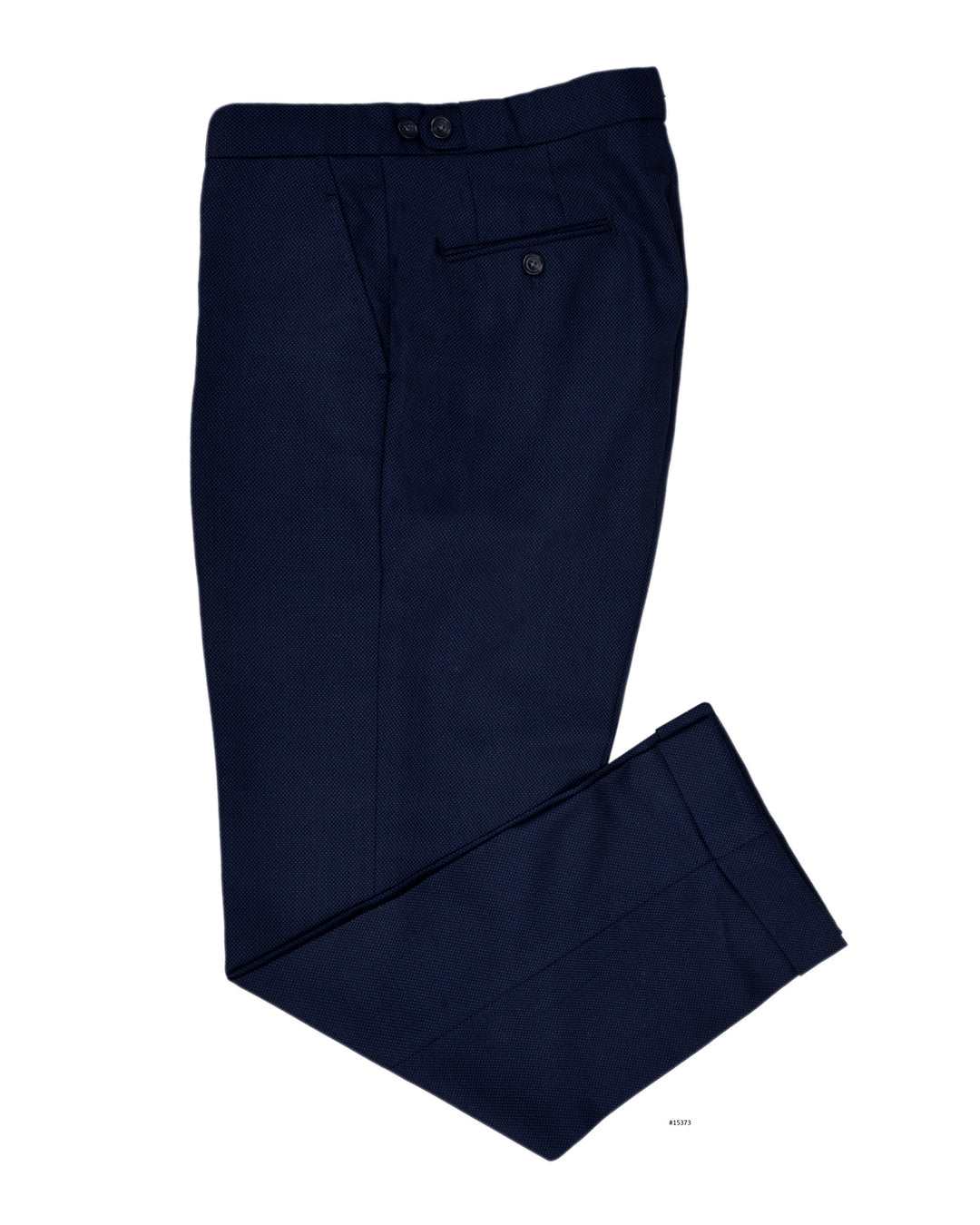 Delfino Navy Winter Hopsack - 5