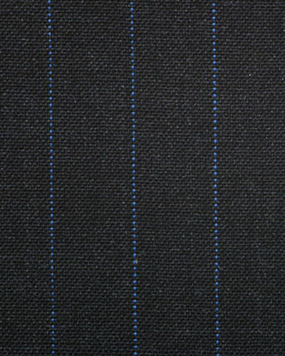 Dugdale Fine Worsted - Grey with Blue Pin Stripe