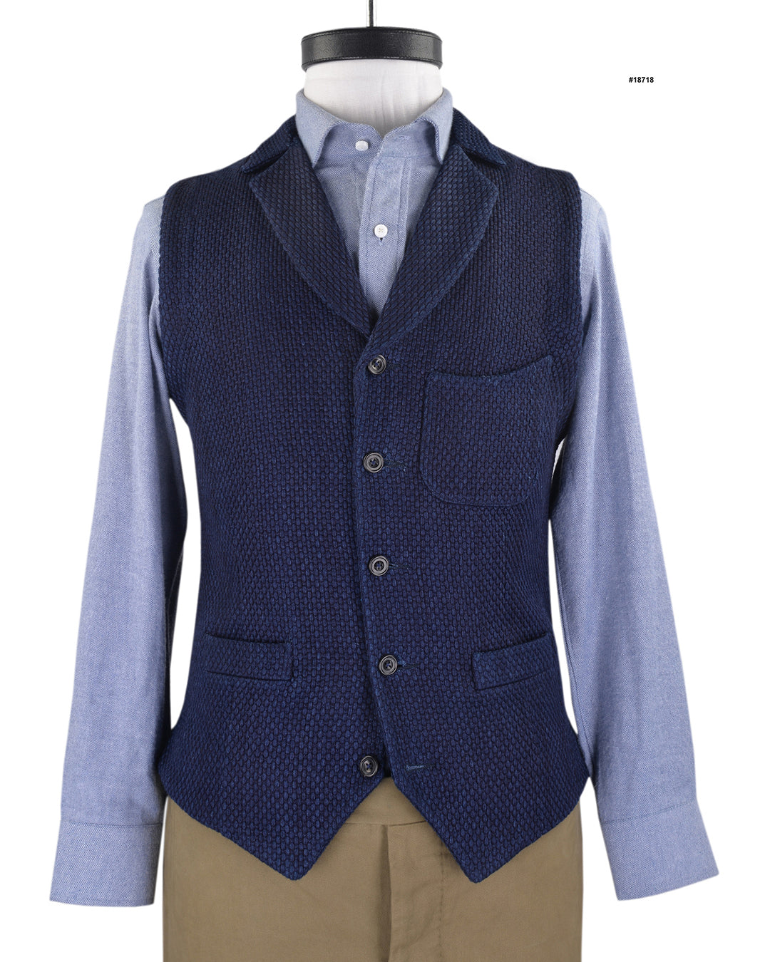 Indigo Heavy Sashiko Jacket - 9