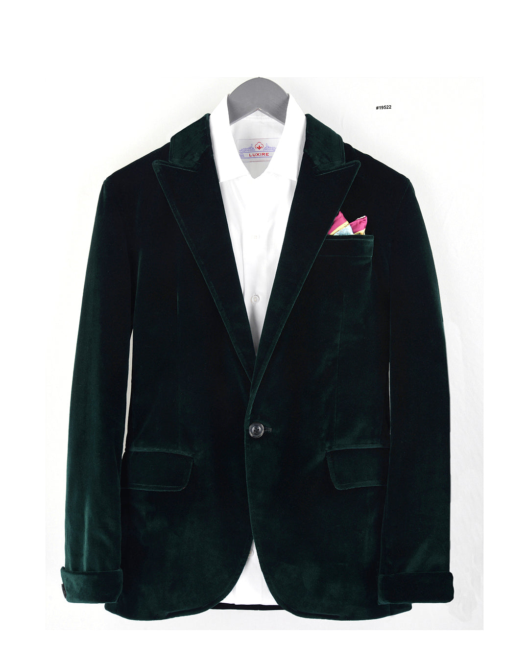 Sondrio: Dark Green Velvet - 1