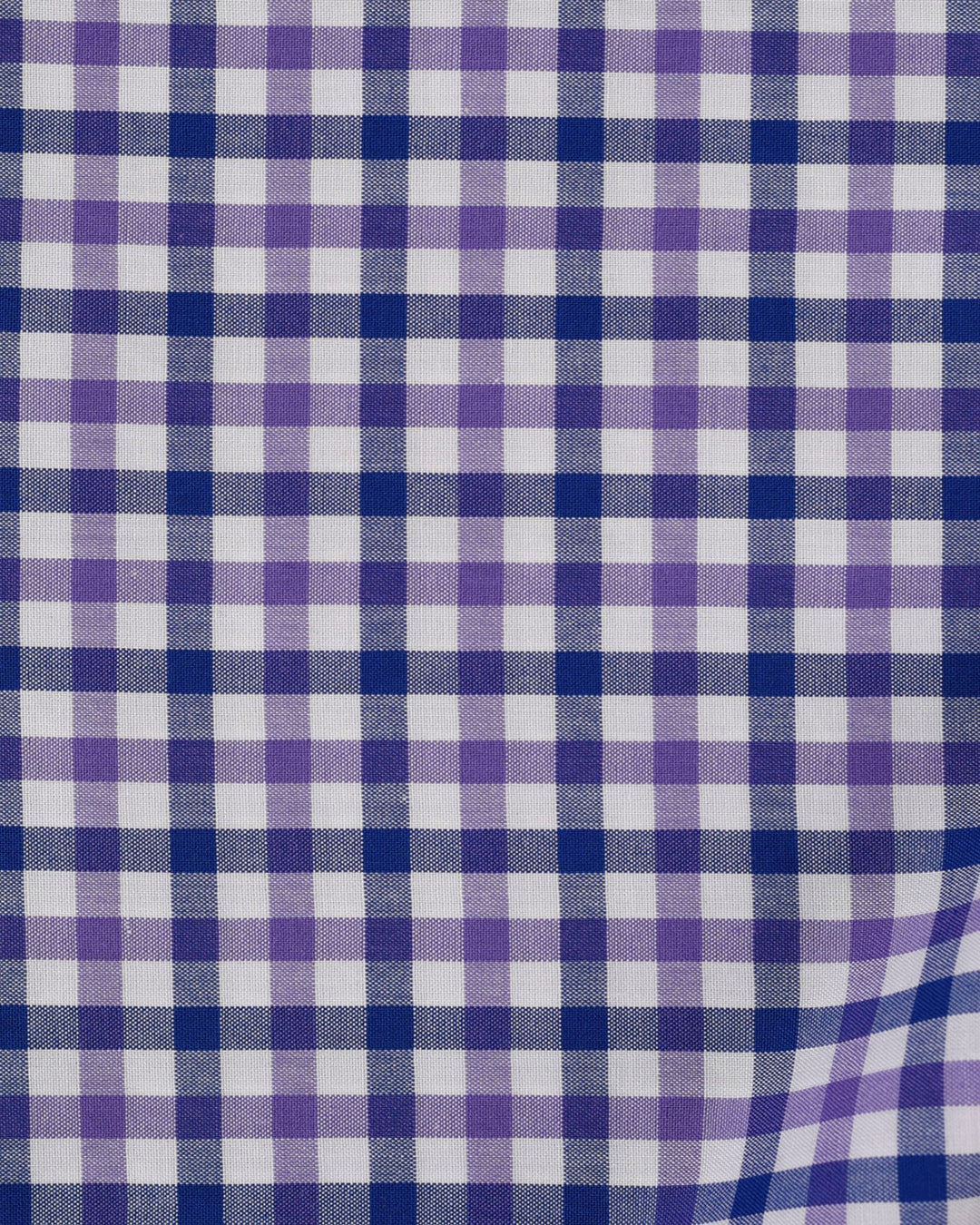 Navy Purple White Checks