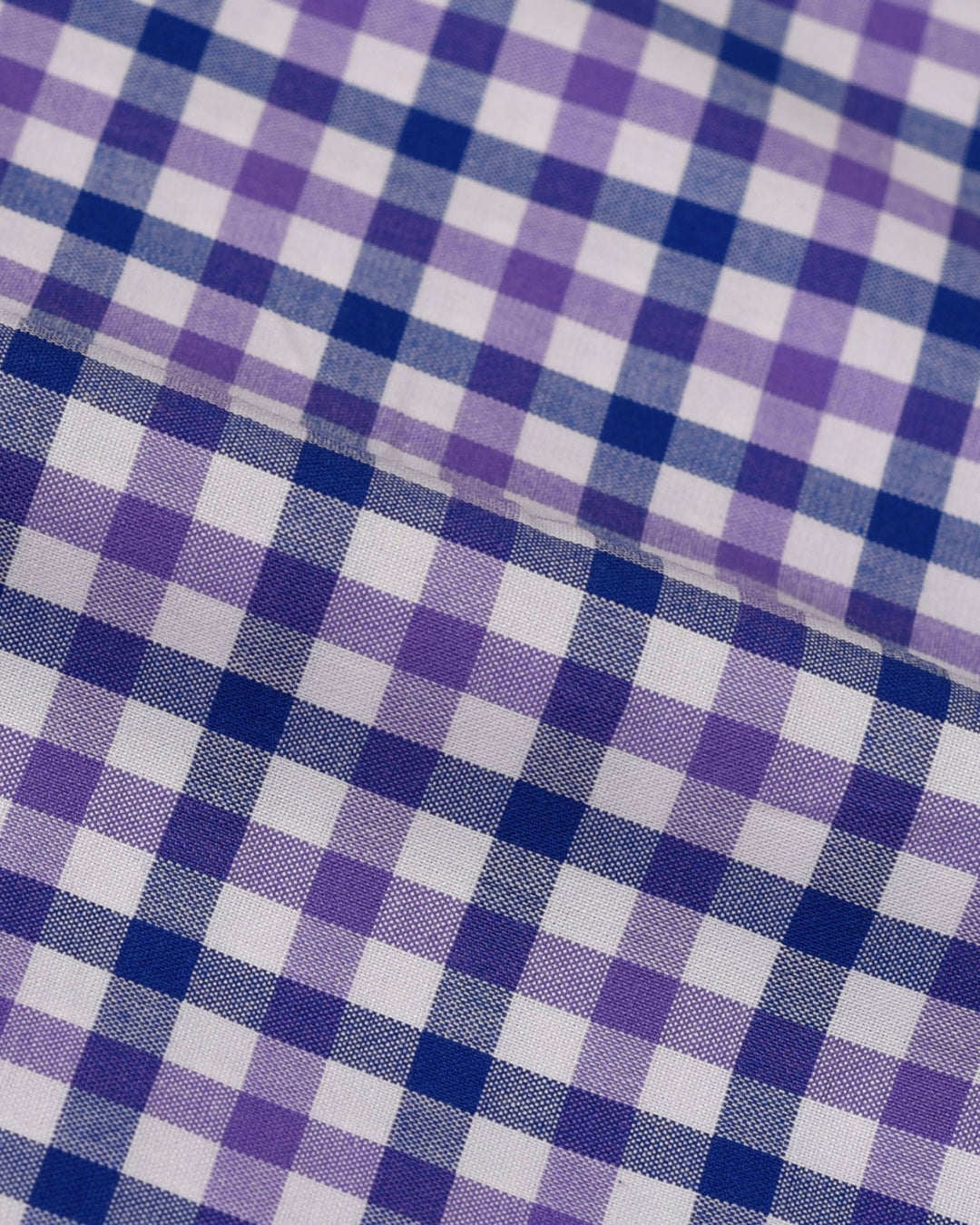 Navy Purple White Checks