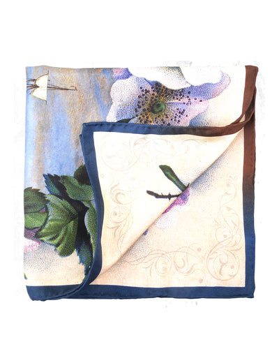 Flower Tiara-Pocket square