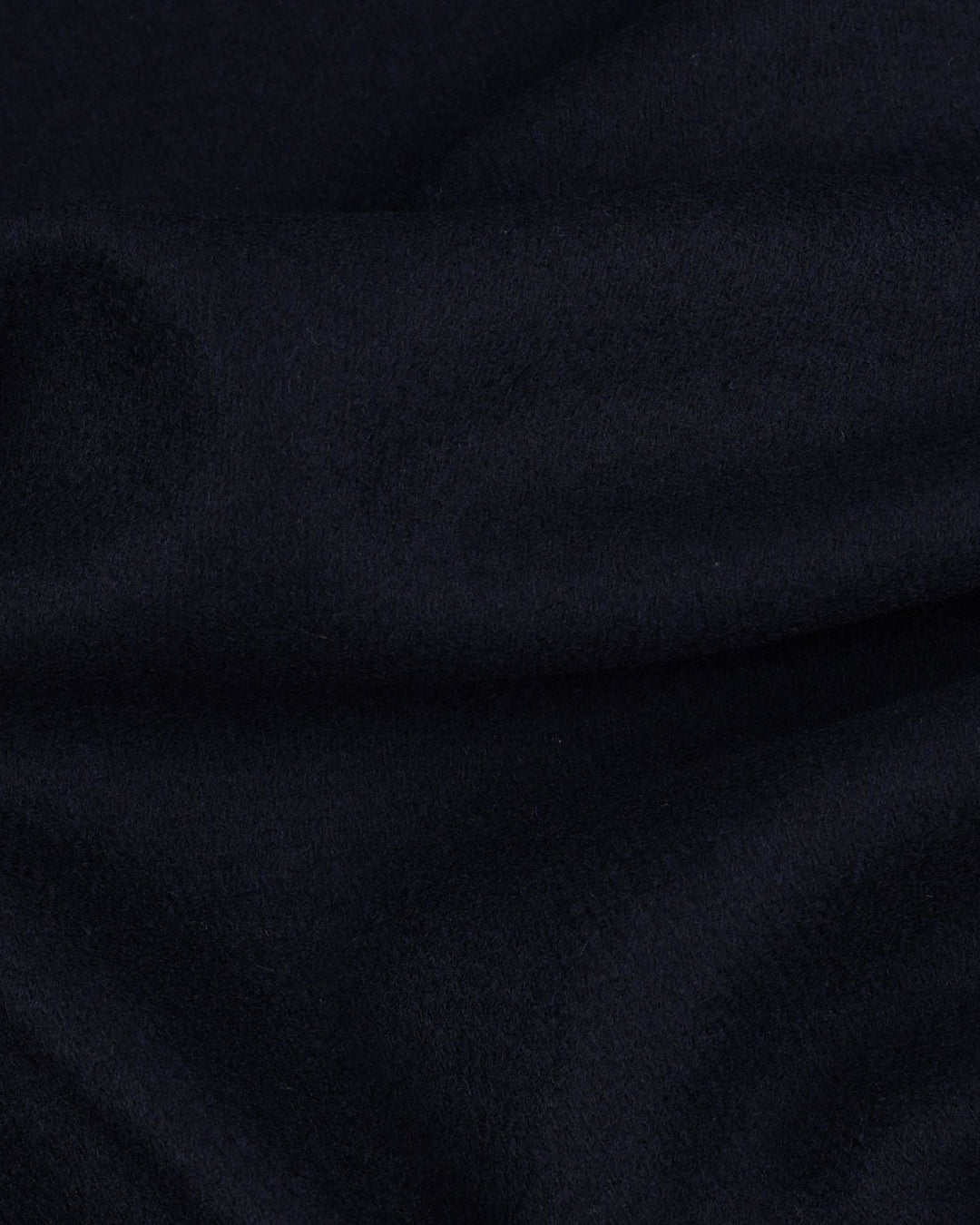 Dark Navy Twill Wool Topcoat - 1