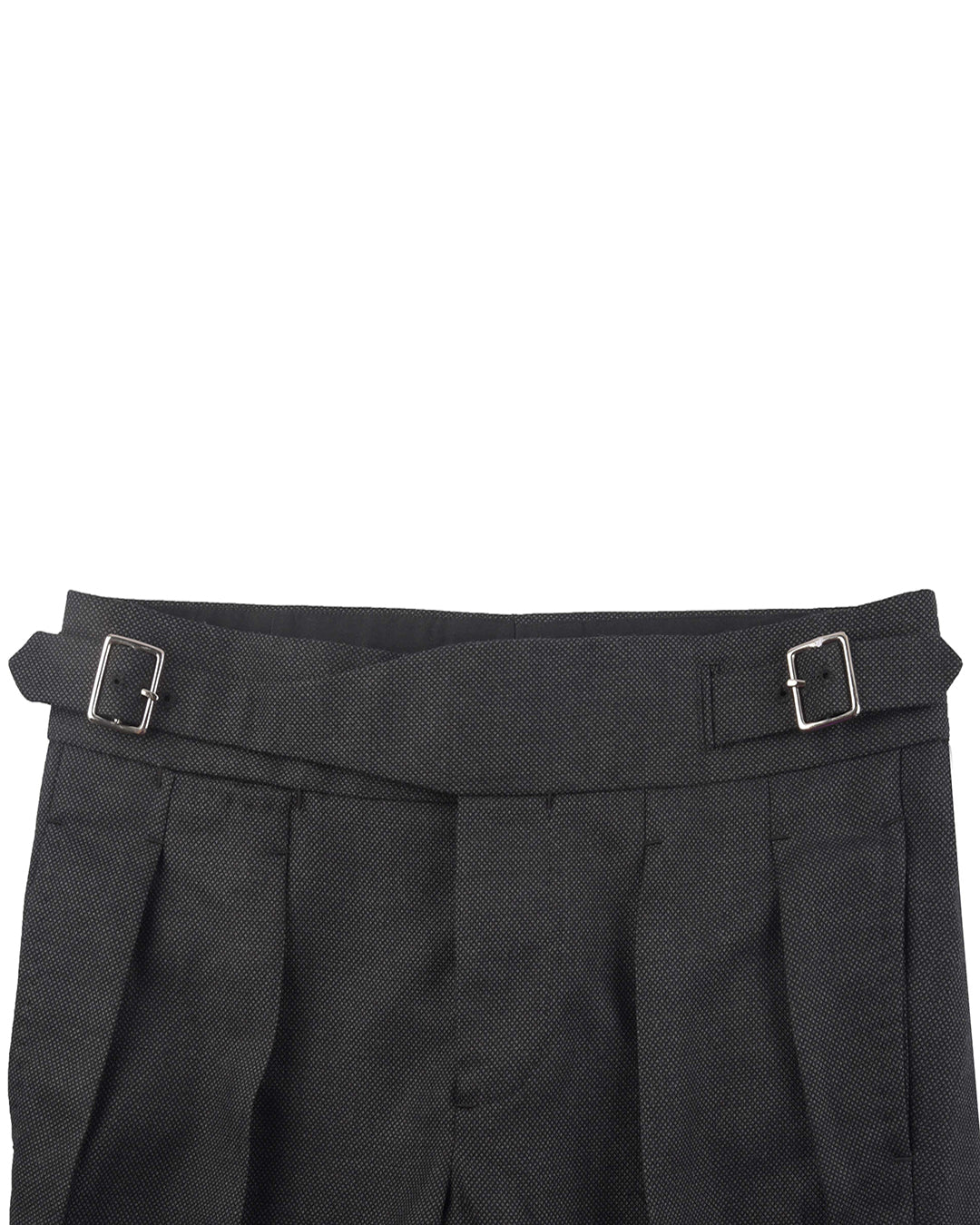 Dugdale Midnight Grey Wool Birdseye - 2