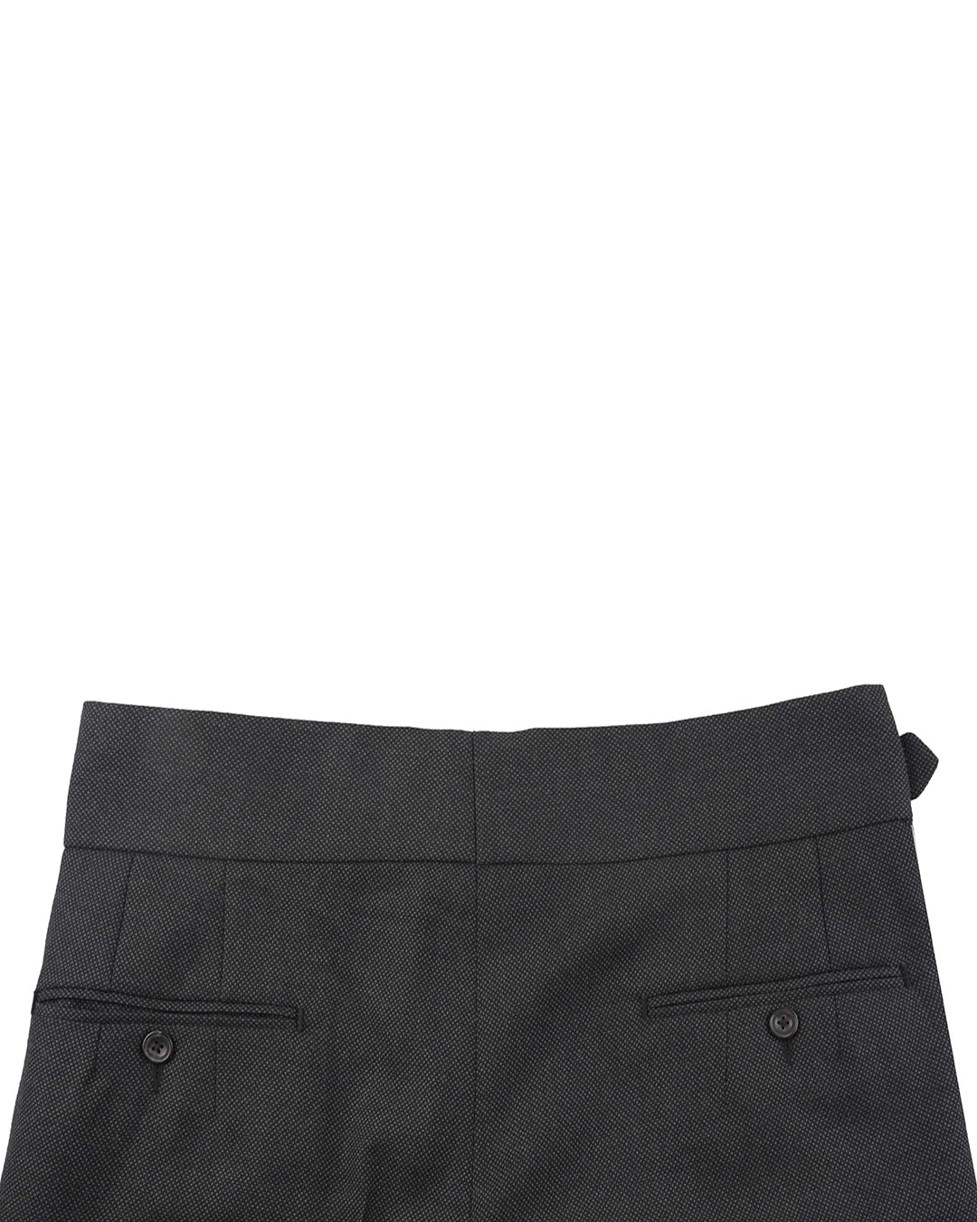 Dugdale Midnight Grey Wool Birdseye - 4