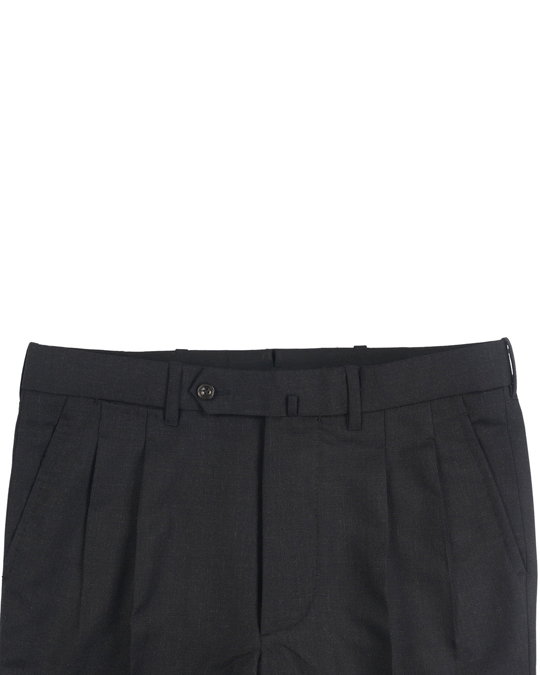 Dugdale Fine Worsted Pant- Charcoal Plain - 2