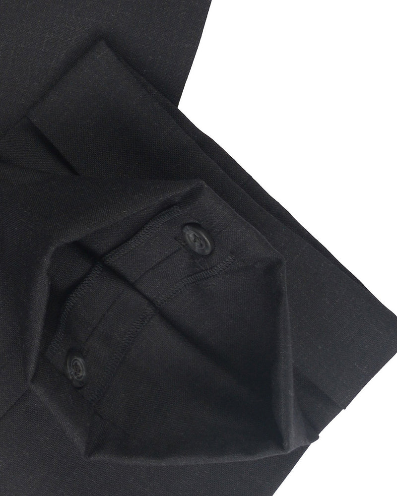 Dugdale Fine Worsted Pant- Charcoal Plain