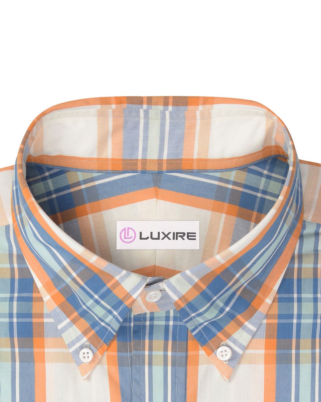 Orange Blue Madras - 2