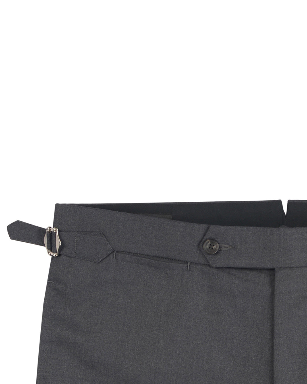 VBC Plain Charcoal Grey Twill Pants - 5