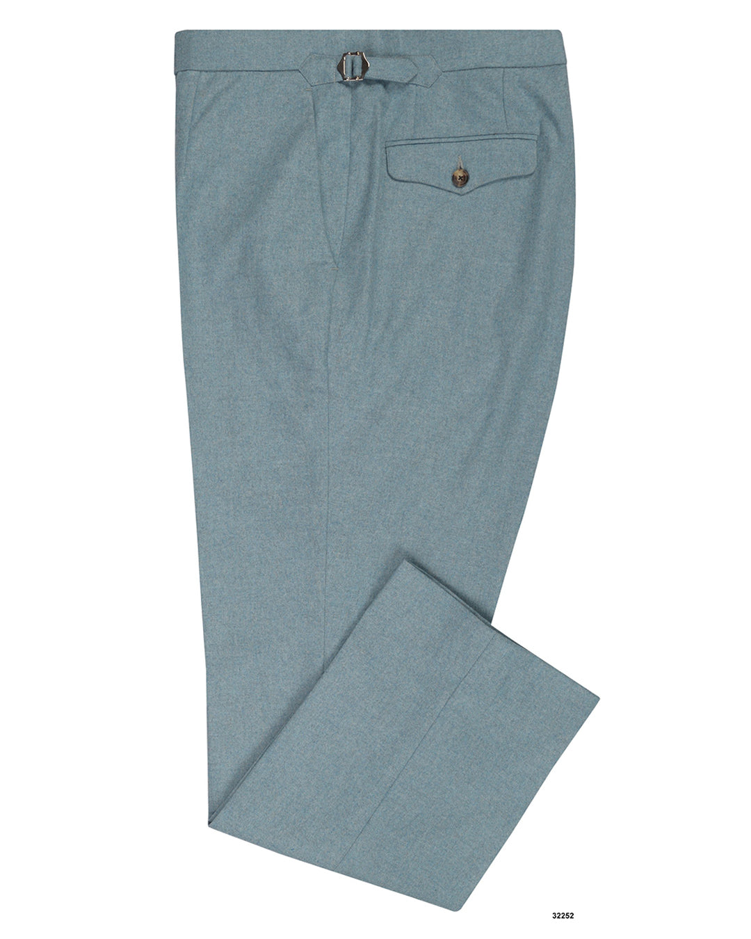 Drapers Sky Blue Flannel Pants - 1
