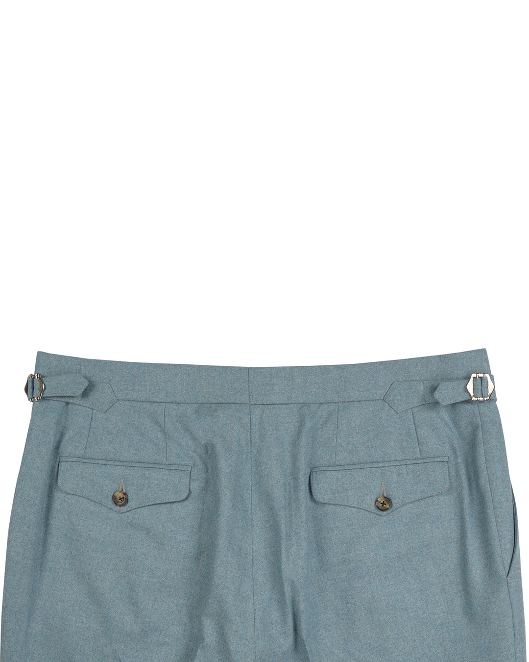 Drapers Sky Blue Flannel Pants - 4