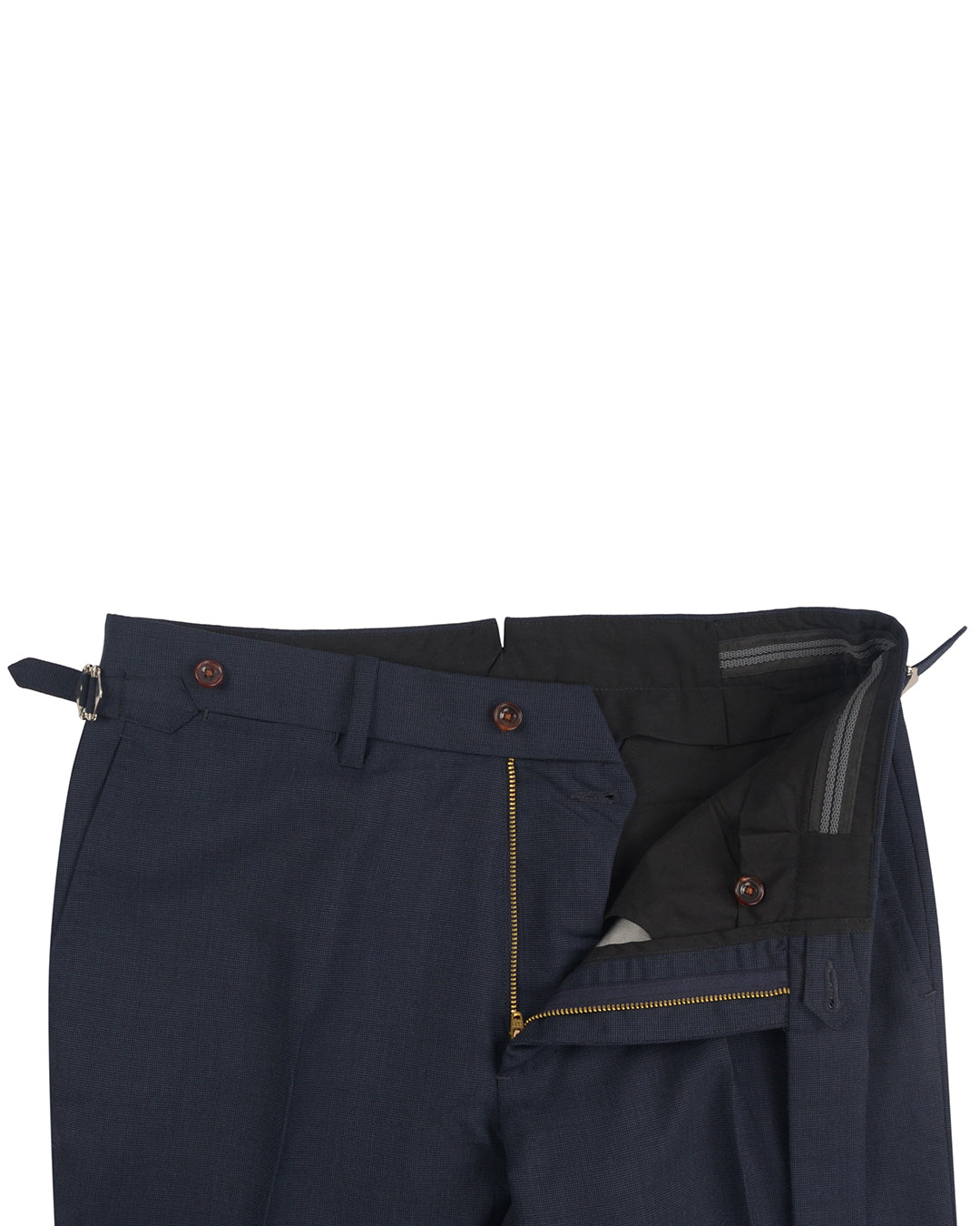 Dugdale Fine Worsted Pant - Blue Pinhead