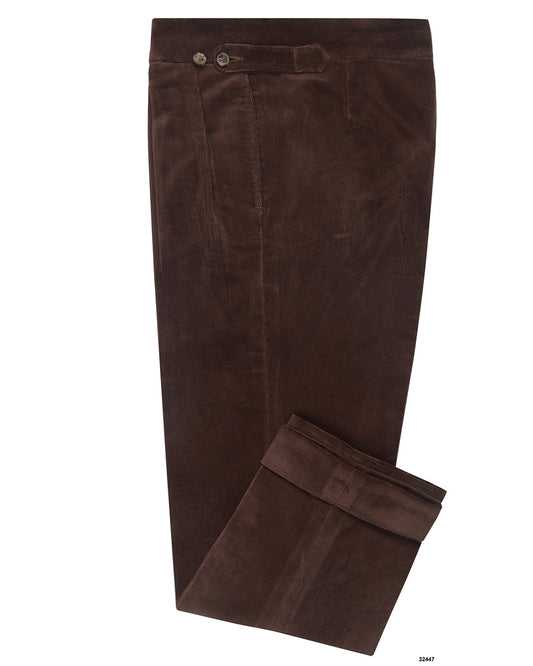 Brisbane Moss Brown Stretch Corduroy