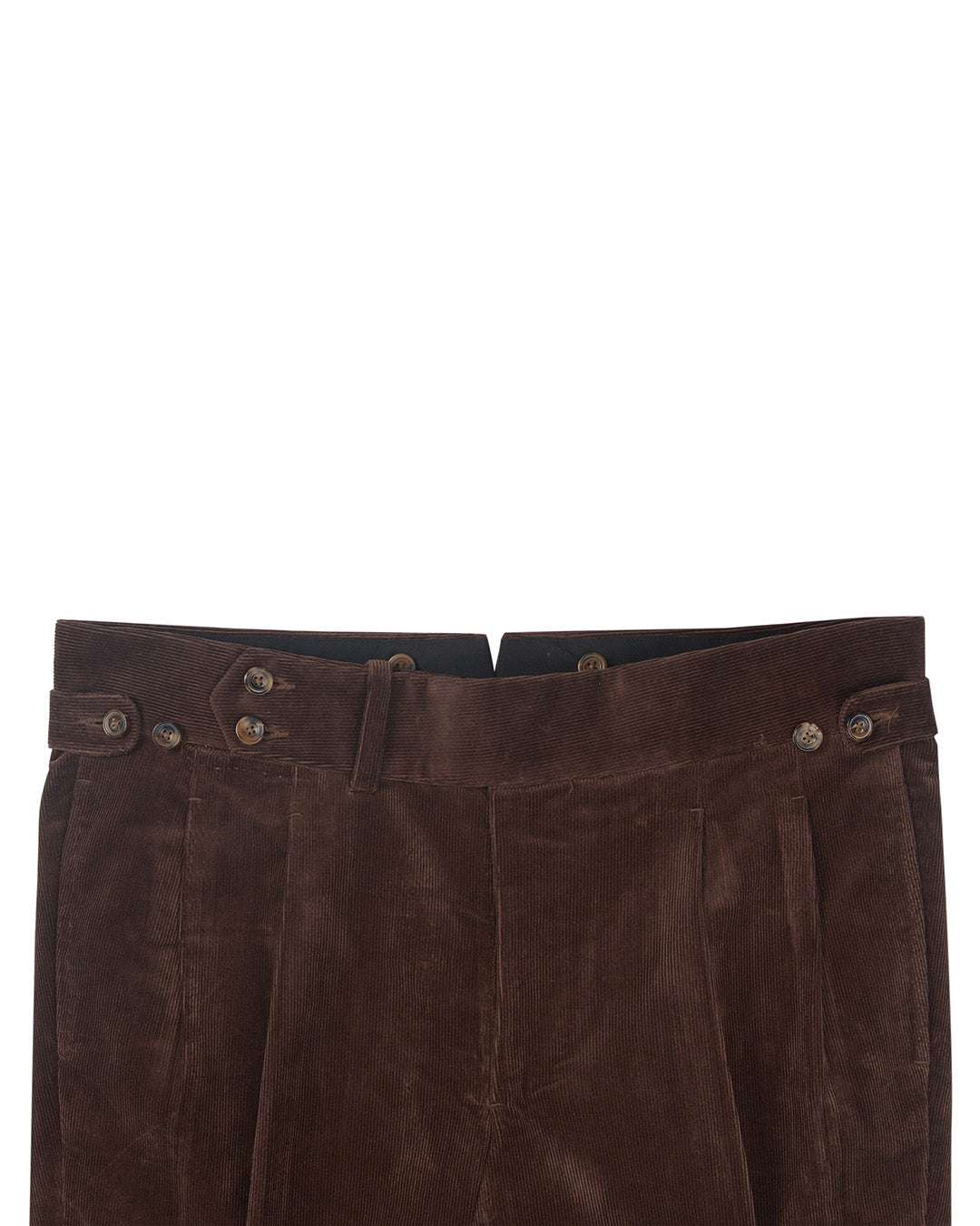 Brisbane Moss Brown Stretch Corduroy