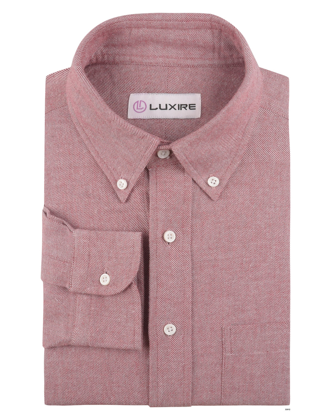 Red Twill Flannel Shirt - 1