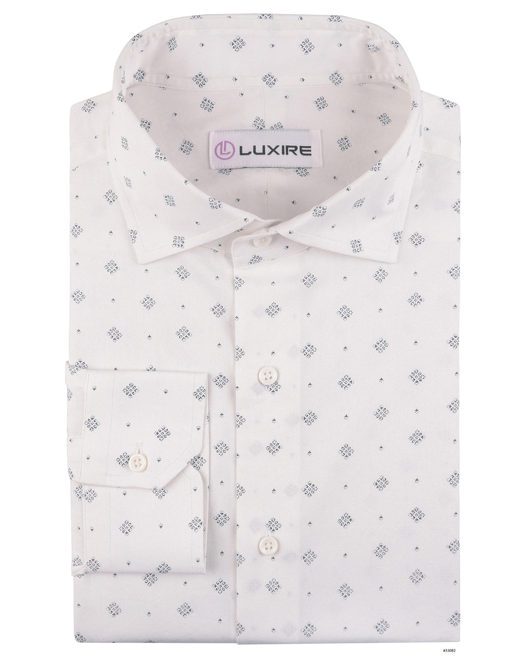 Luxire Presto: Monti White Block Print - 1