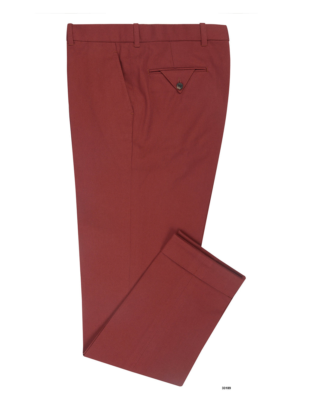 Brisbane Moss Maroon Cotton Cavalry Twill - 1
