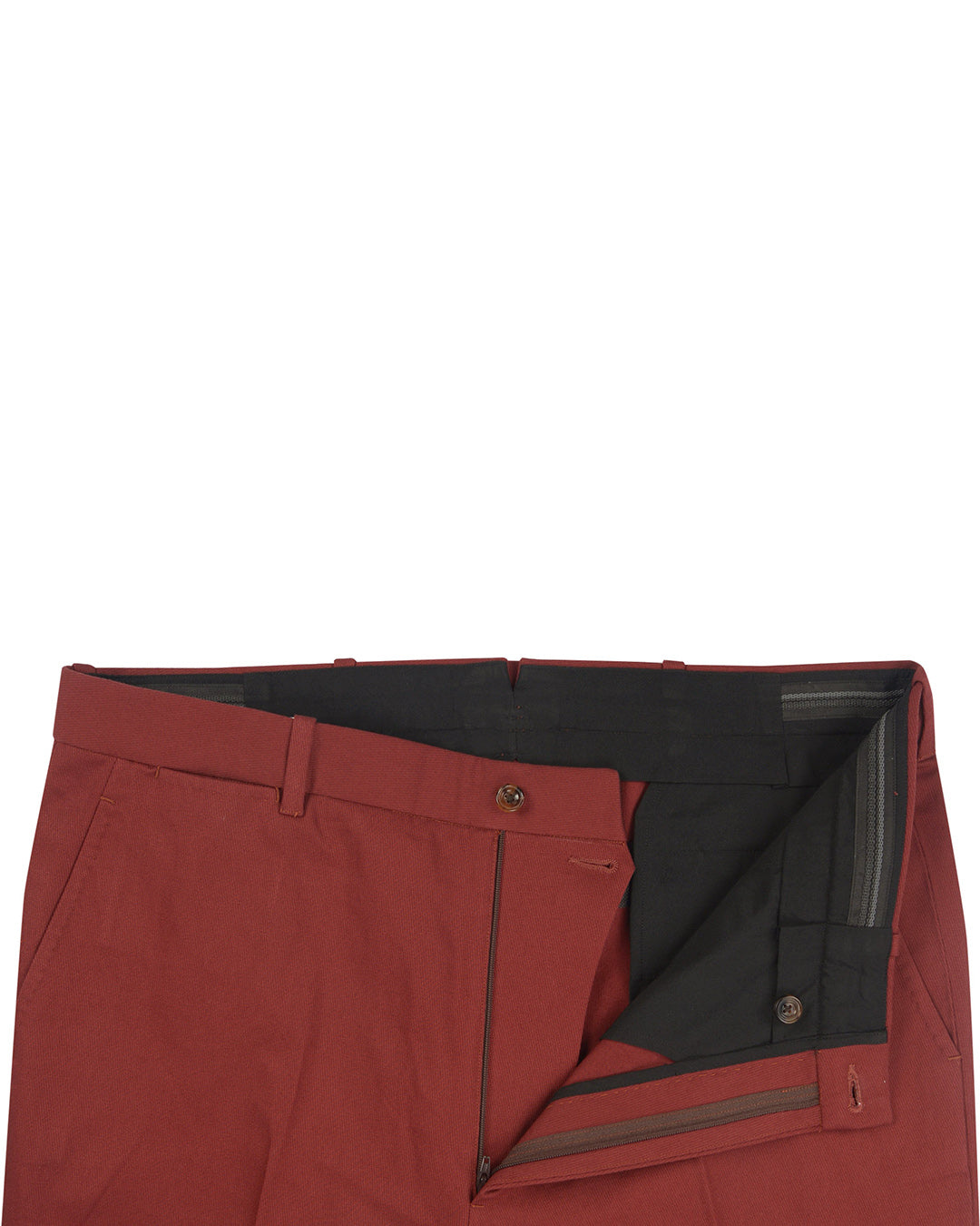 Brisbane Moss Maroon Cotton Cavalry Twill - 3