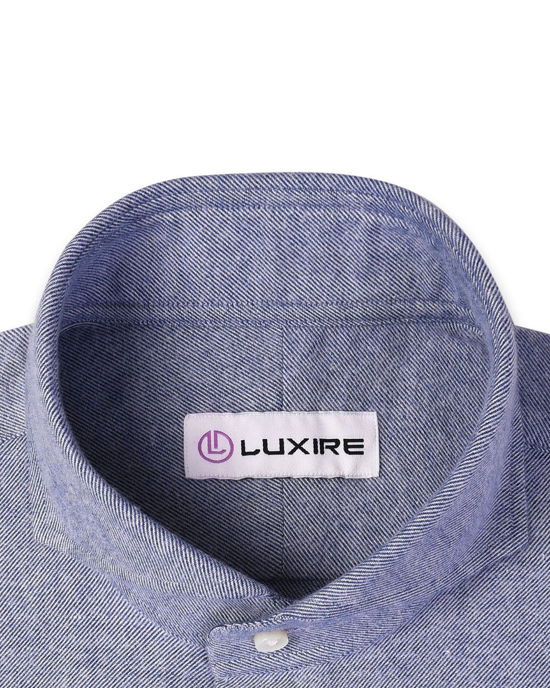 Blue Twill Flannel Shirt - 2
