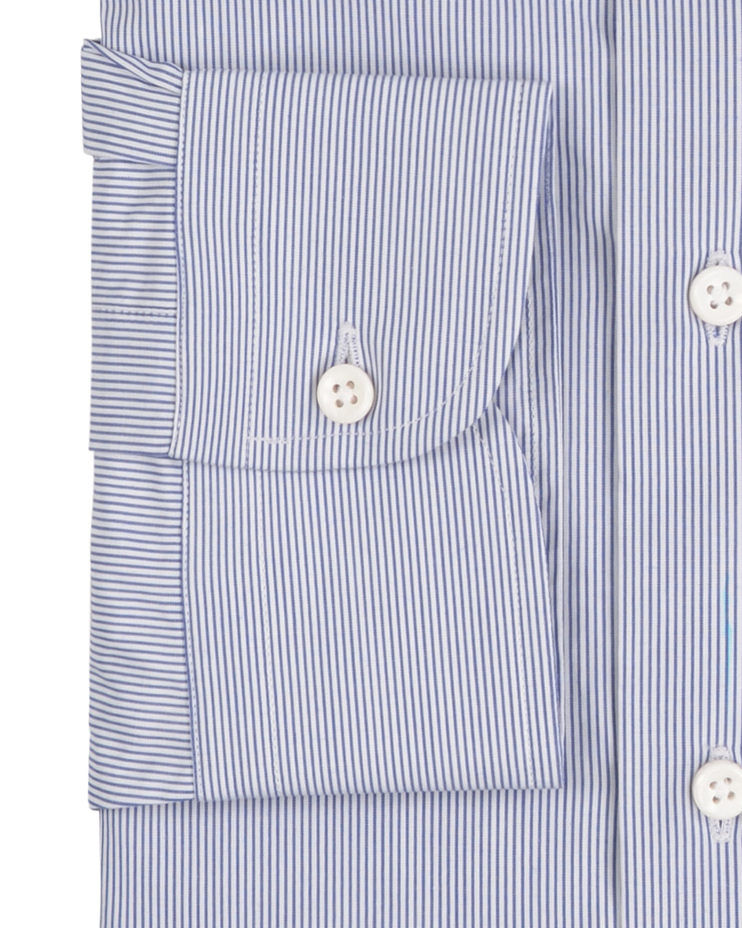 Blue White Pin Stripes - 3