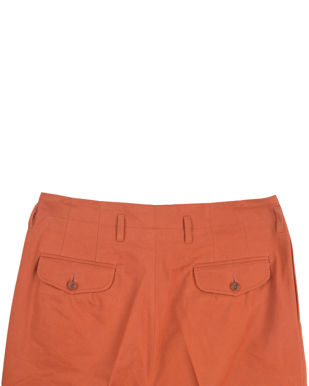 Soft Burnt Orange Twill Chino - 4
