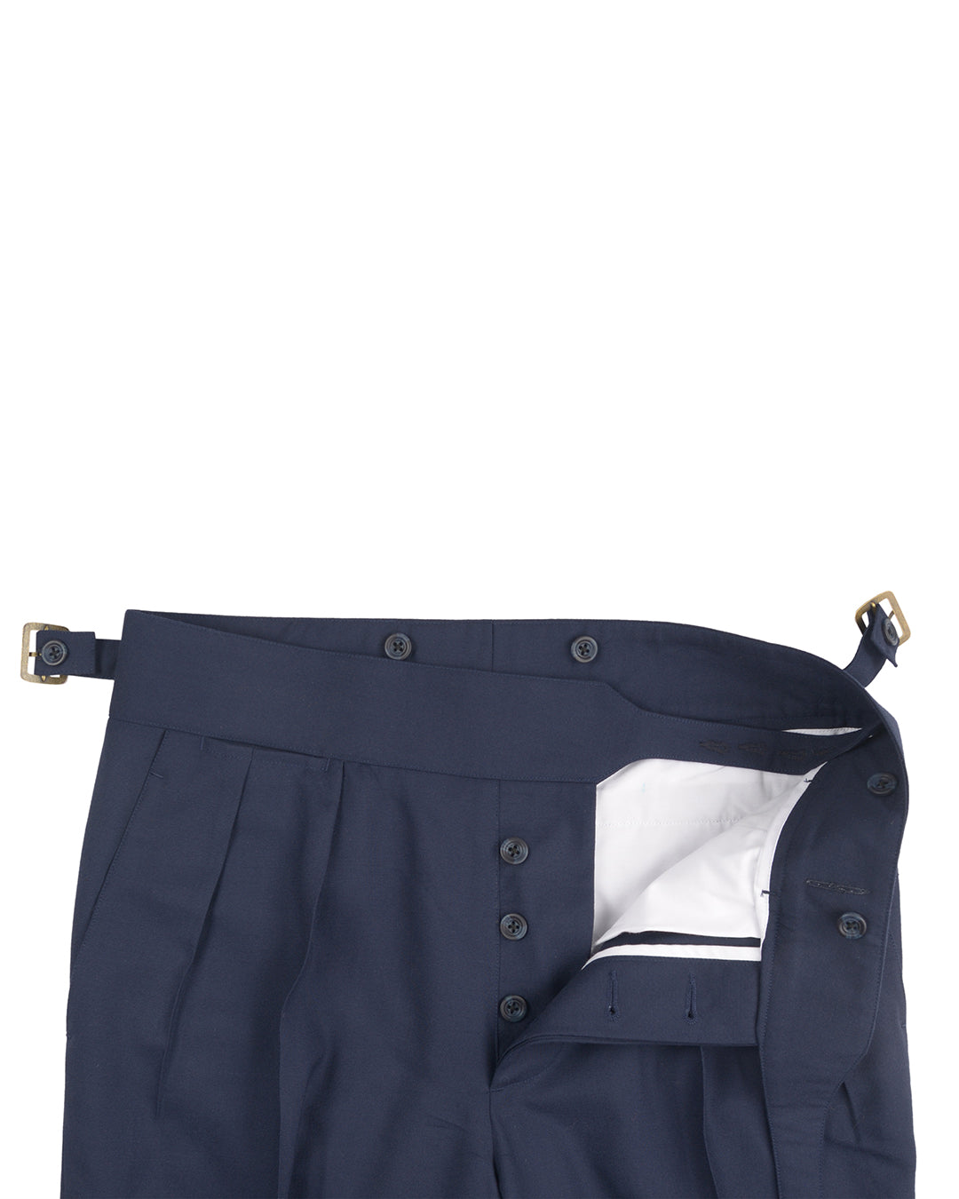 Holland & Sherry Crispaire Navy Solid